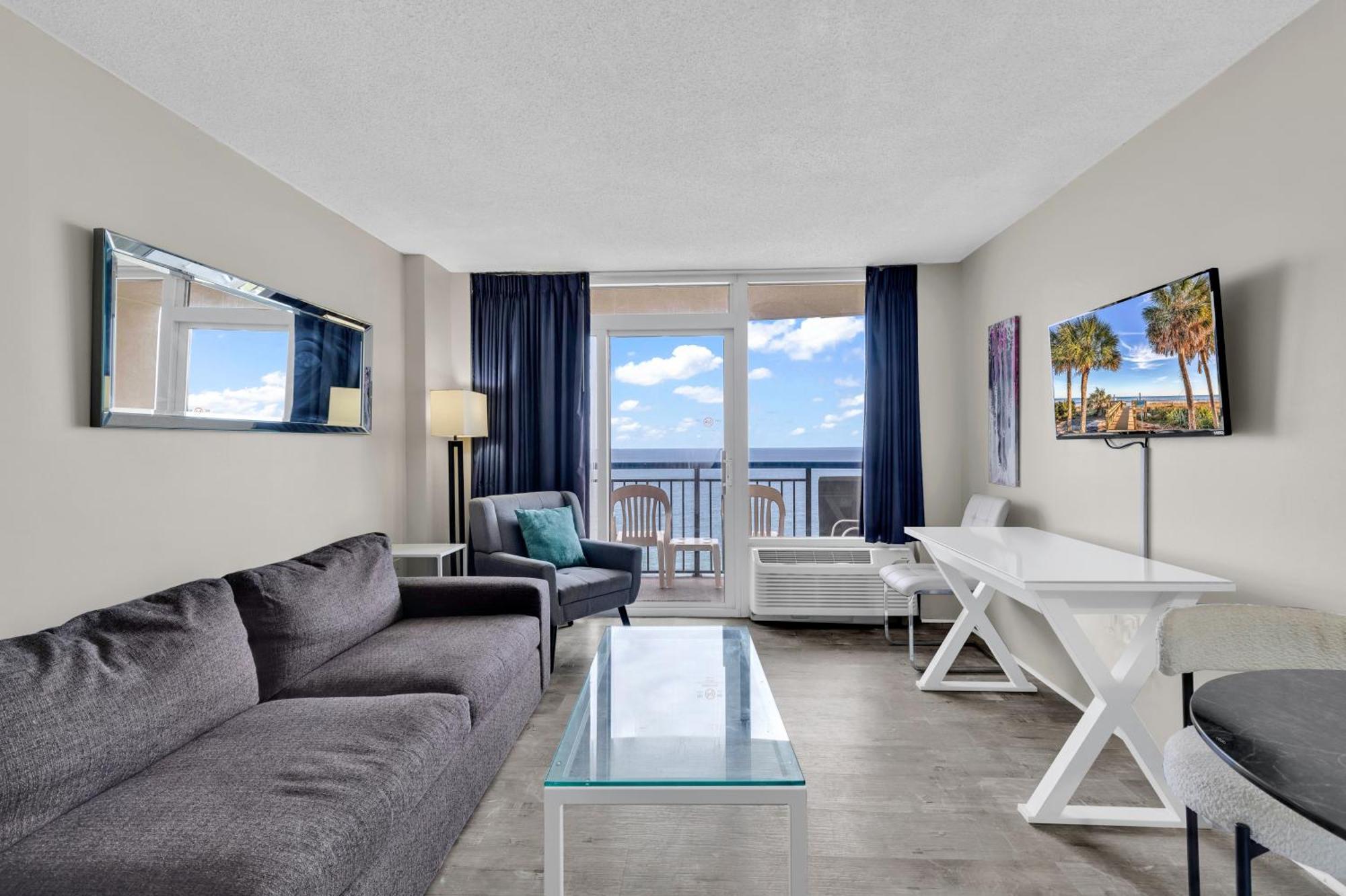 11-Th Floor Oceanfront Beach Resort With Private Balcony 默特尔比奇 外观 照片